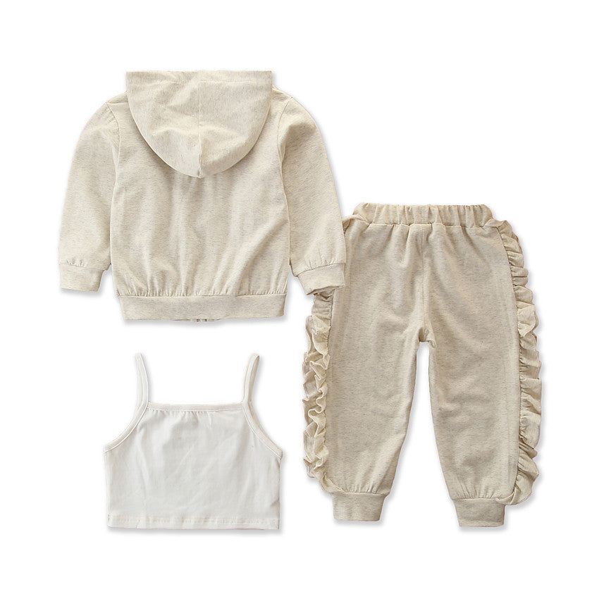 Conjunto deportivo beige