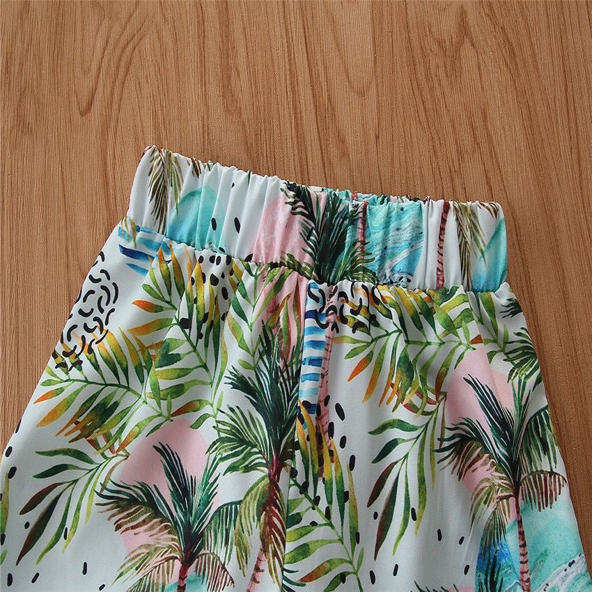 Conjunto de short y top playero